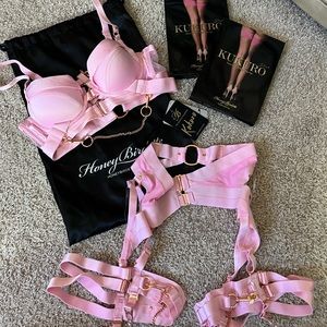 Honey Birdette Kukuro in blush